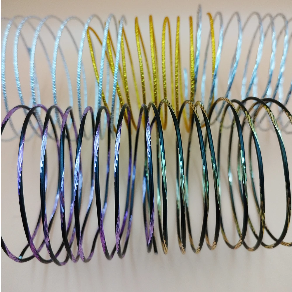 2/3M 2.0MM Black Gold Purple Gold Texture Aluminum Wire Cut Soft Craft Wire DIY Jewelry And Jewelry Crafts Multi-ring Metal