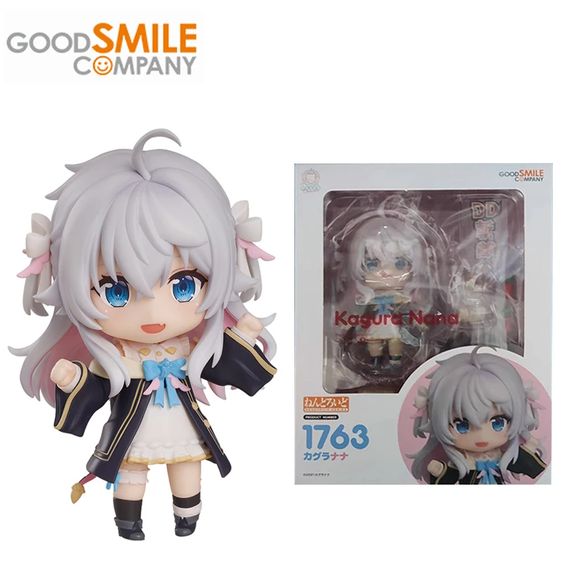 

Good Smile Original Nendoroid VTuber Kagura Nana 1763 Joint Movable Anime Action Figures Toys For Kids Gift Collectible Model