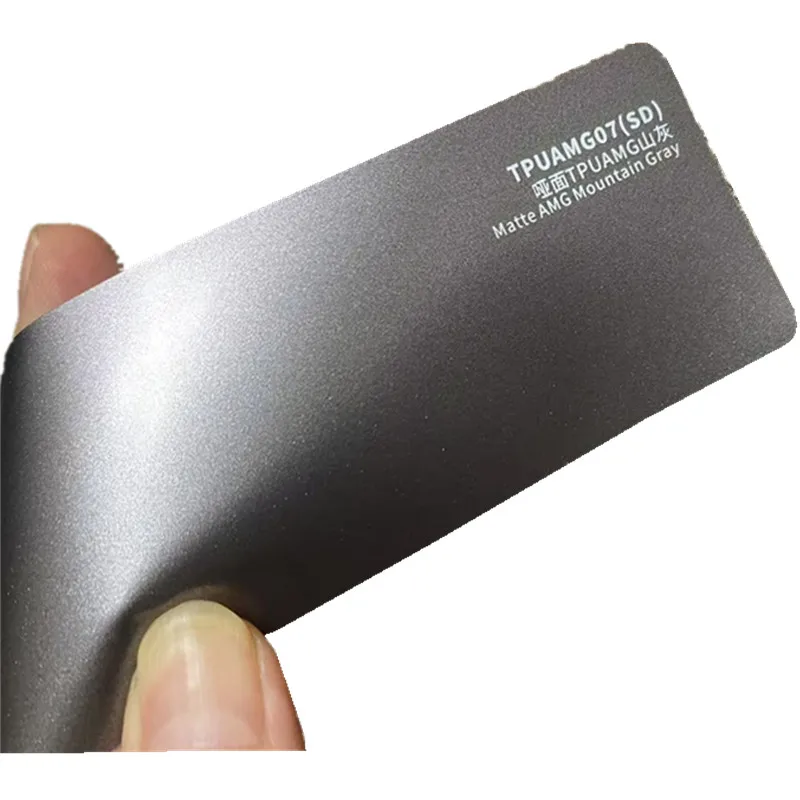Highest Color PPF Ultimate Grey Matte TPU PPF Film Paint Protection Film  Wrap Film Anti-yellowing  Self-healing thermal repair