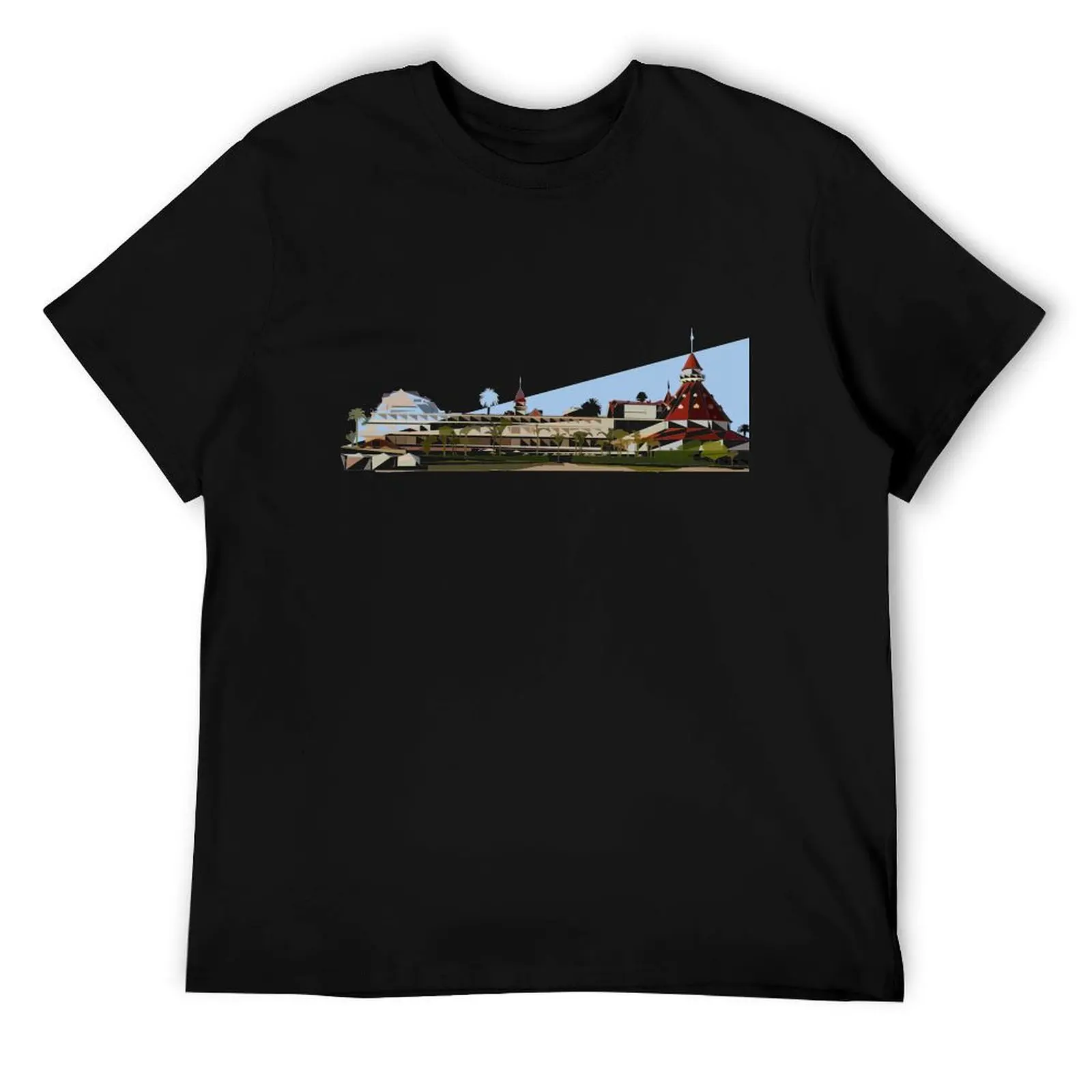 

Coronado Hotel - San Diego T-Shirt t shirts cotton 100% man t shirts for men t shirt men 100% cotton luxury brand T-Shirt