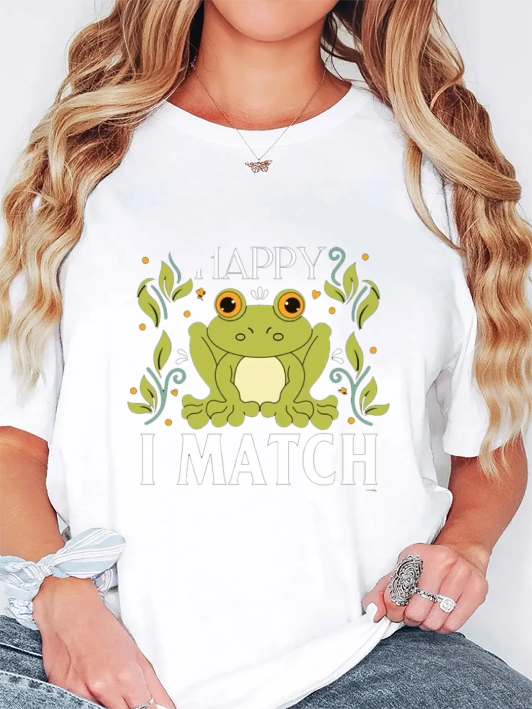 Y2K スタイルピュアコットンウォッシュ Tシャツ楽しいグラフィック Tシャツパターン夏服多用途ルーズ半袖