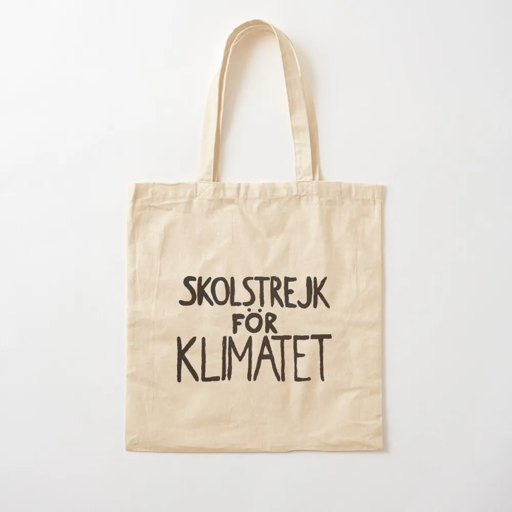 Skolstrejk f?r klimatet Tote Bag Gift bag eco bag folding Shopping bags large size bags