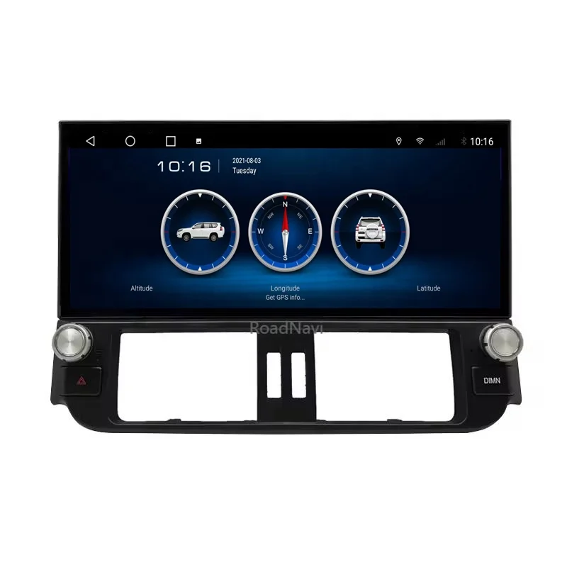 12.3" Custom Car DVD Player For Toyota Prado 2010-2013 Audio Radio Gps Navigation