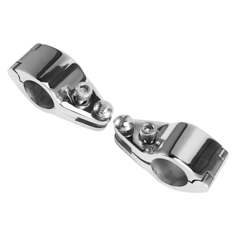 A30P-Hinged Upper Jaw Slide Hardware Fittings 2Pcs 25Mm Boat Marine Stainless Steel Sliding Jaw Hinge Boat Jaw