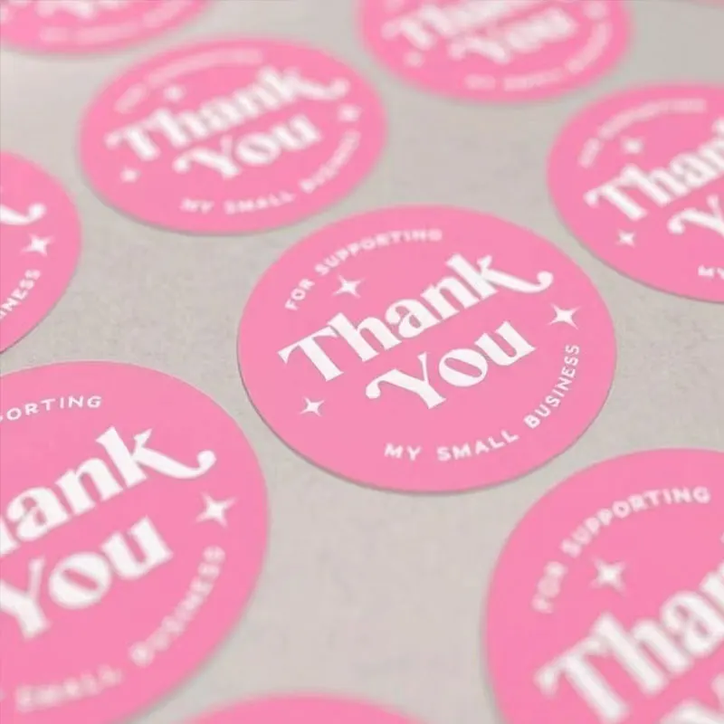 Custom Stickers 500PCS - Personalized with Logo for Wedding, Birthday, Baptism - DIY Your Own Design - Eco-Friendly Waterproof