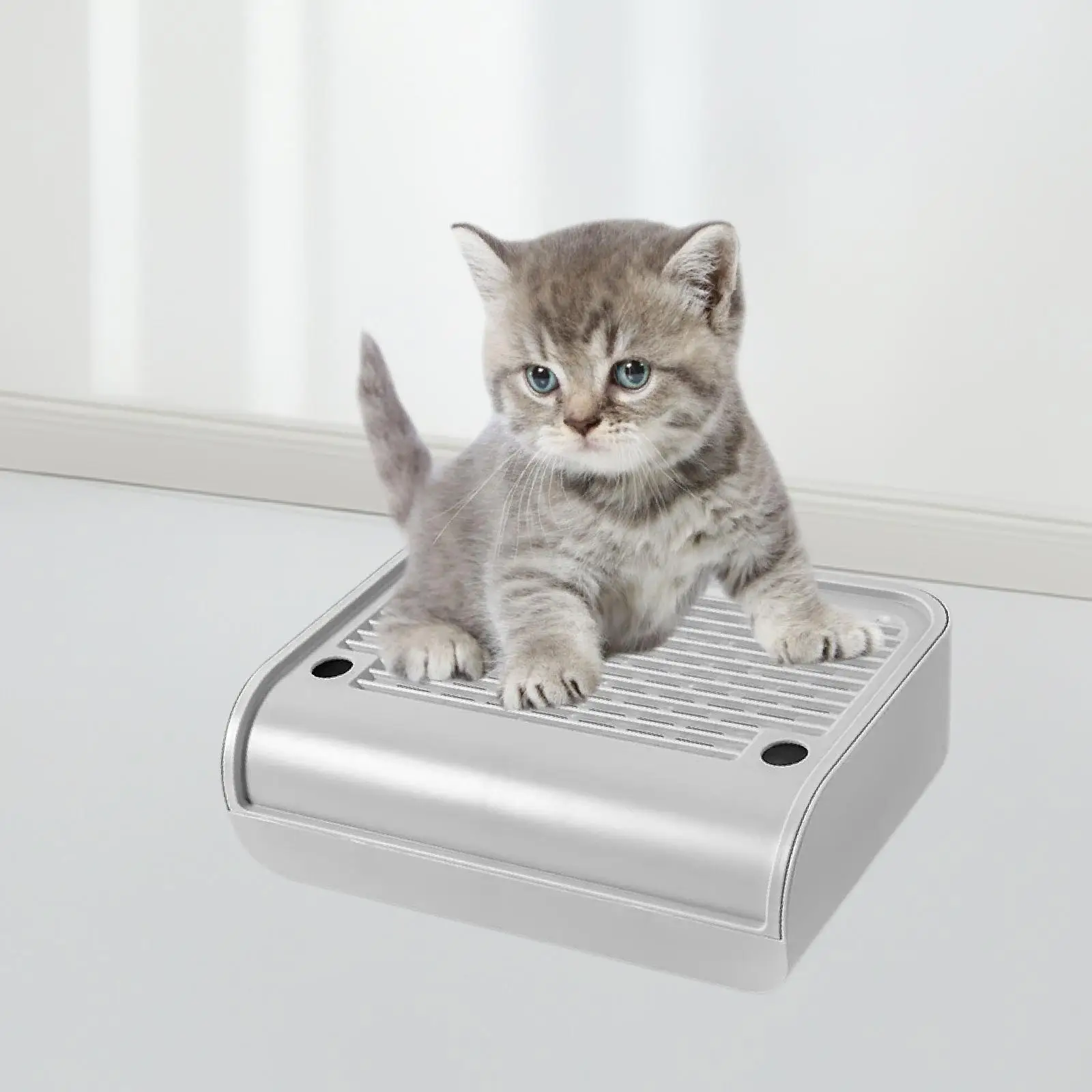 Cat Ramp Litter Box Step Accessory Essential Bedroom Home Compact Keep Room Tidy