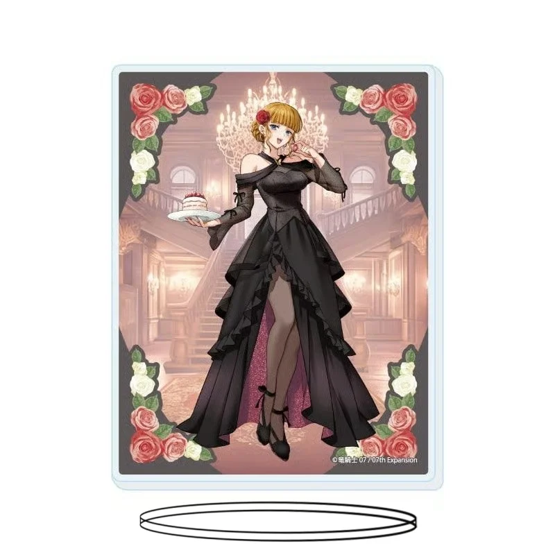 Anime Umineko When They Cry Birthday Ver Beatrice Acrylic Stand Figure Model Plate Keychains Desktop Ornament