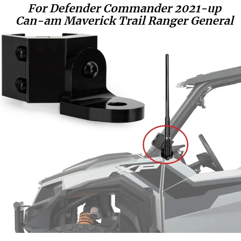 

Pro Fit Cage Mount Whip UTV Flag Whip Light Mount for Defender Commander 2021-up Can-am Maverick Trail Ranger General