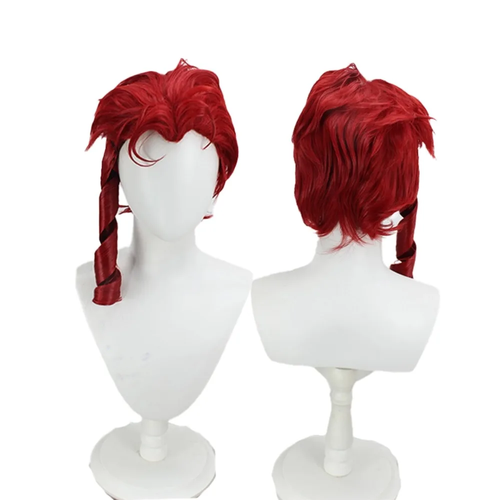 

Kakyoin Cosplay Wig JOJO Red Pointed Synthetic Hair