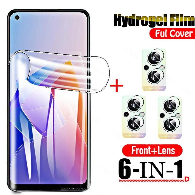 Soft Hydrogel Film for OPPO Reno7 Z 5G Reno6 6Z Screen Protector Note Glass on APPO OPO Renault 6 Z 5G Reno 7pro Phone Film Lens