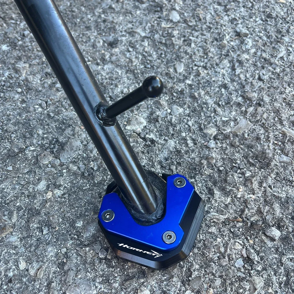 For Honda CB1000 CB750 CB 750 1000 HORNET Motorcycle Side Stand Enlarge Pad Foot Kickstand Auxiliary Foot pedal Tire valve caps