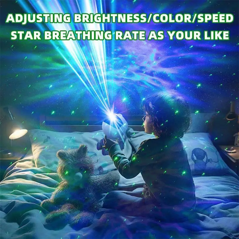 Astronaut Light Projector Space Star Projector Lamp Remote Control Multi-Mode Realistic Bedroom Decor Home Aesthetic For Teen