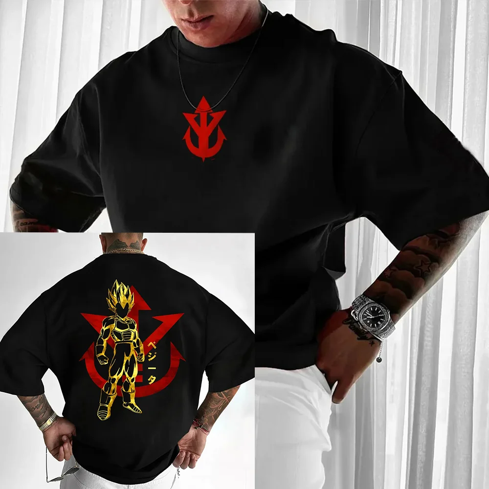 

Футболка с рисунком Dragon Ball — мягкий, дышащий и эластичный хлопок | Стильная футболка с круглым вырезом | Идеальная футболка для отдыха