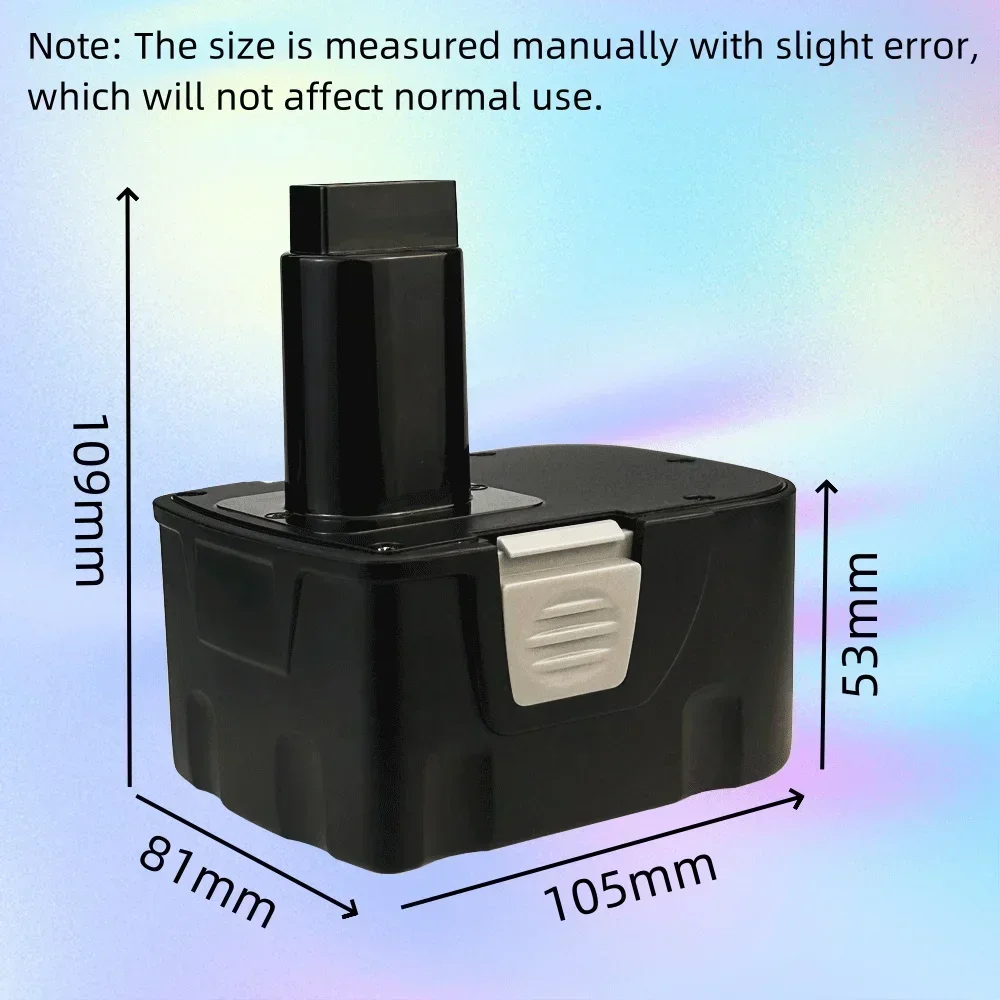 14.4V 6800mAh Ni-CD DA-13 Cordless Drill Replacement Rechargeable Battery High-quality for Interskol Power Tool H14 EB14