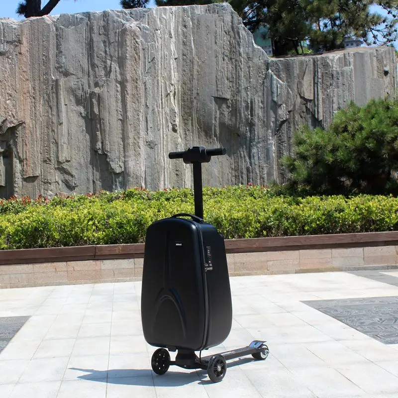 New Electric Luggage Smart Trolley Case Riding Scooter Suitcase