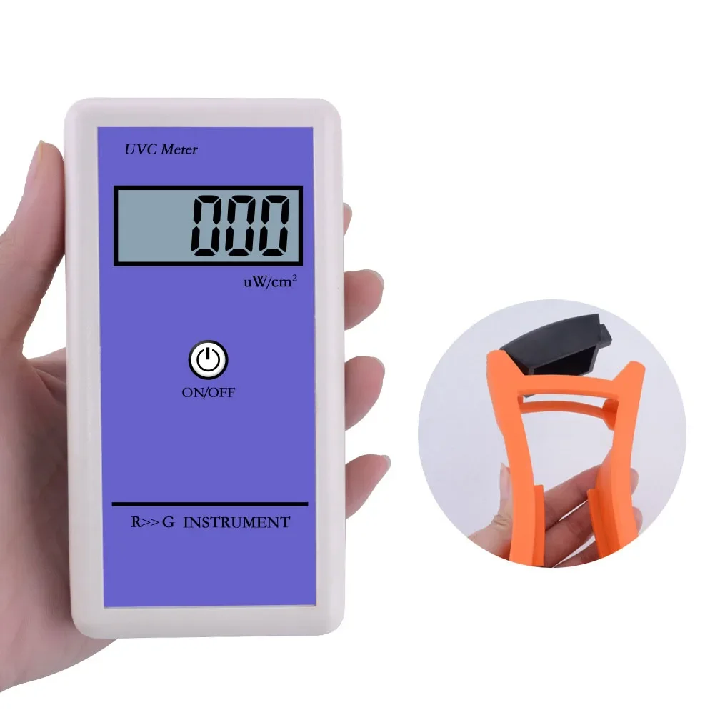 

UVC Illuminance Meter UV Radiation Measurement Performance Monitoring Accurate Measurements High Precision Integrated UVC Filter