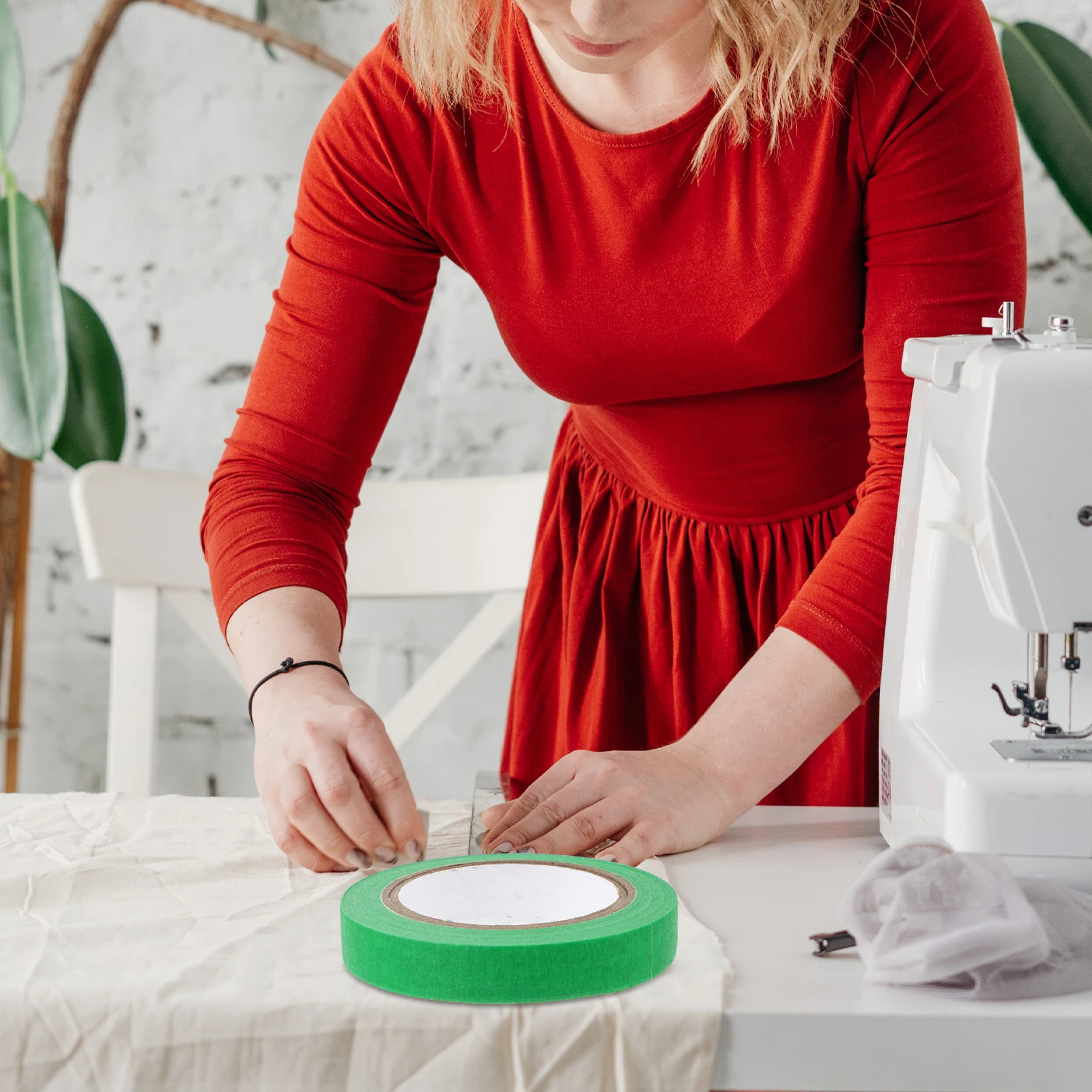 

20 Rolls Solid Color Paper Tapes Adhesive Tape Clothes Marker Tape for Art Craft Decoration Scrapbook Sewing Tools