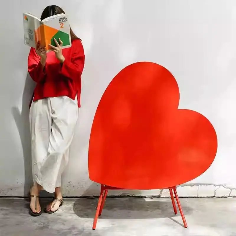 

Net Red Milk Tea Shop Cafe Folding Tables and Chairs Creative Petals Love Negotiation Table Chair Combination Small Tea Table