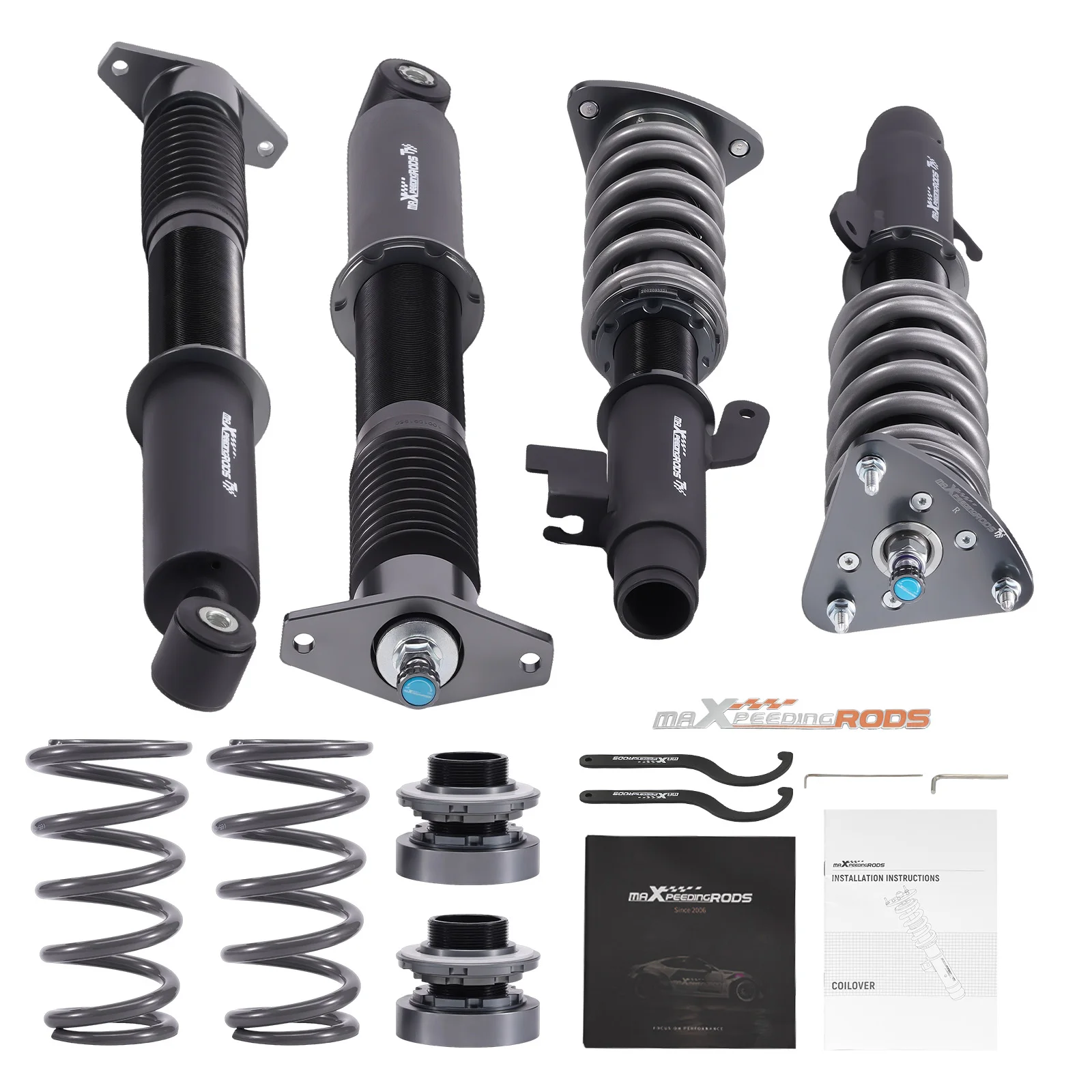 MaXpeedingrods Coilovers Struts 24 Way Damper Kit For Mazda 3 BK BL 2004-2013 Shock Absorber