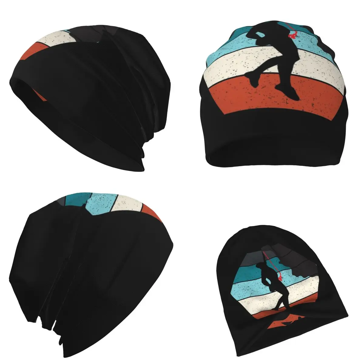 أرسلها - قبعة هيب هوب محبوكة دافئة لتسلق الصخور، قبعة خريف وشتاء، قبعات بيني خارجية للجنسين والكبار