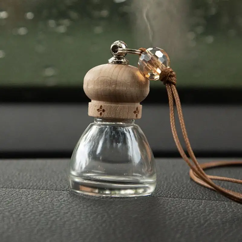 Car Air Freshener Bottle Auto Interior Empty Perfume Hangings Bottle Car Perfume Diffuser Bottles Car Interior Air Fresher deco