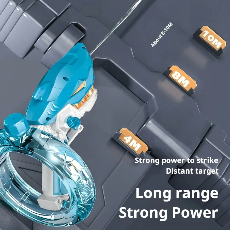 Nuevo juguete para juegos acuáticos de verano, pistola de agua eléctrica totalmente automática con fuego continuo, pistola rociadora de agua de gran capacidad