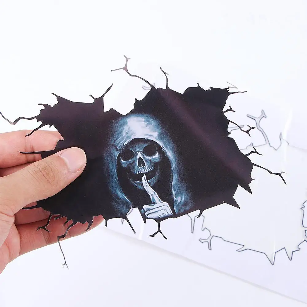 

Skull Sticker Motorcycle Accessories Car Window Wall Stickers Car Decoration Decal Pull Fuel Tank Decal Car Sticker Car Styling