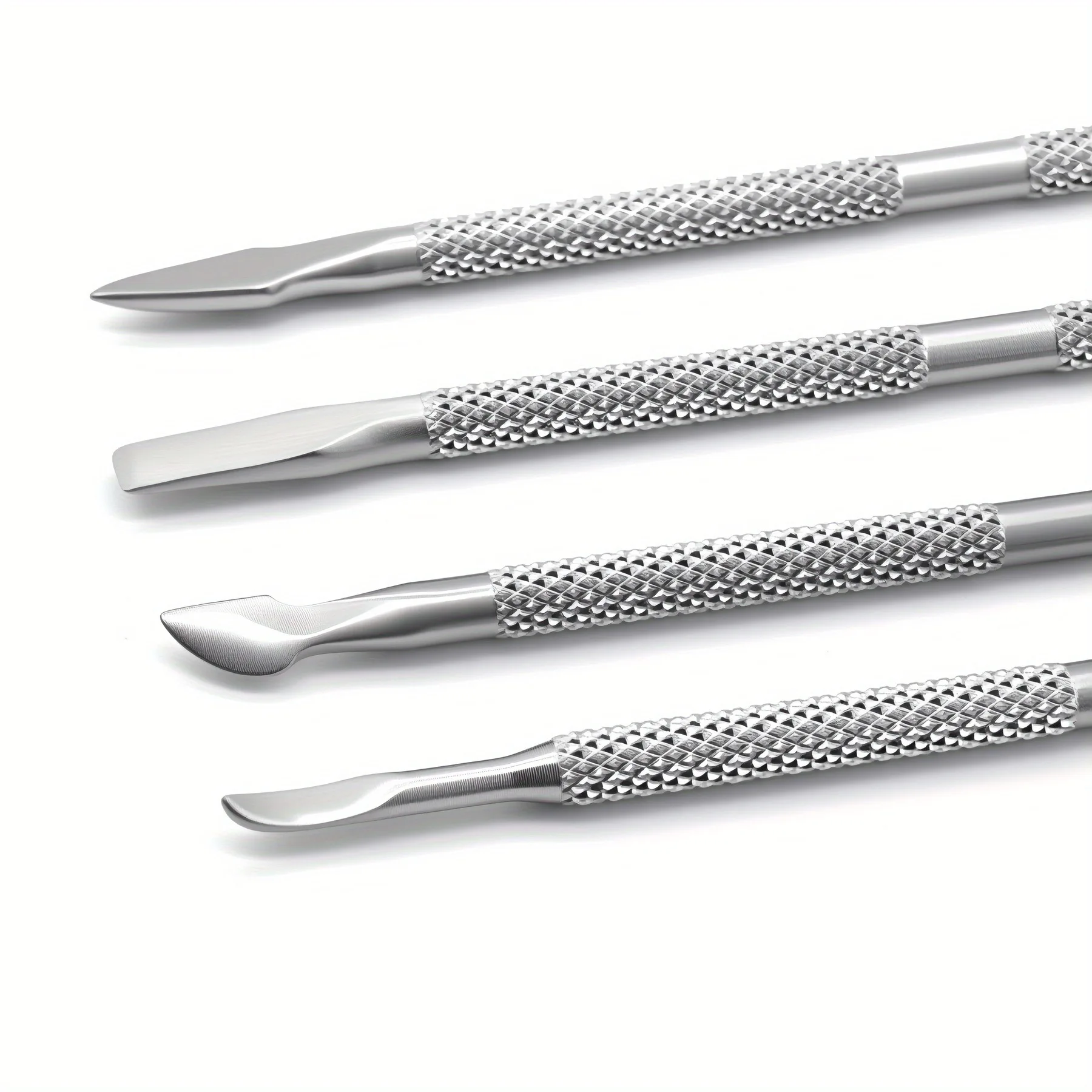 Cuticle Pusher Nail Cleaner Stainless Steel Cuticle Remover And Cutter Durable Manicure and Pedicure Tool For Fingernails