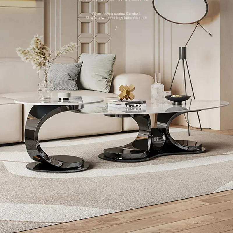 

Modern Black Coffee Tables Book Marble Luxury Design Gold Coffee Table Dressing Tea Console Table Basse De Salon Furniture