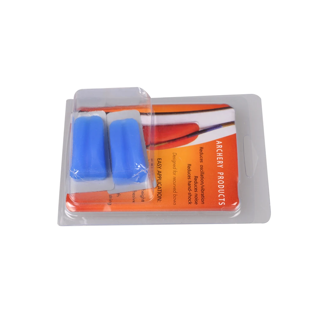 Amortiguador de goma para arco – absorción del impacto, tres colores
