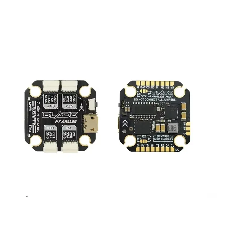 SkyDEl RUSH BLADE F722 MINI HD FPV Flight Controller 3-6S Lipo 20X20mm Digital Analog Device For RC Traversing Machine Dr