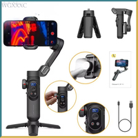 AOCHUAN smart X Pro mobile phone PTZ stabilizer three-axis handheld anti shake balance shooting Tiktok live broadcast self timer
