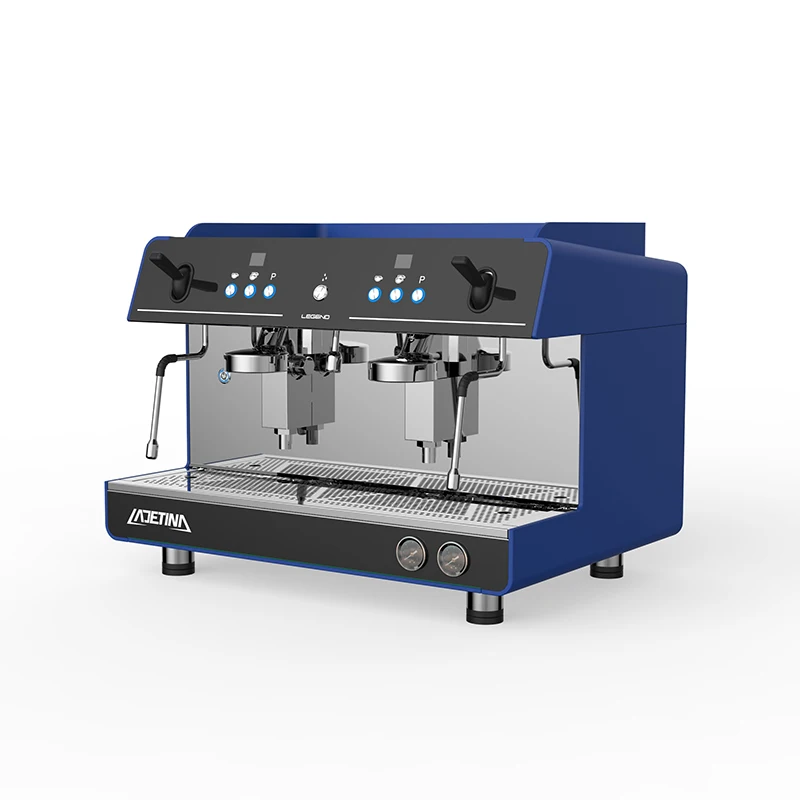 Professional 2-Group Electric Espresso Machine for Commercial Use for Coffee Shops Bars Hotels Cafes