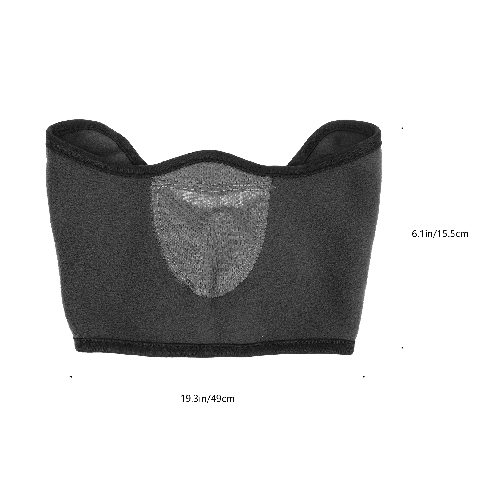 Face Towel Windproof Protective Facial Mask for Riding Equipment Reusable Black Warm Neck Cover Outdoor