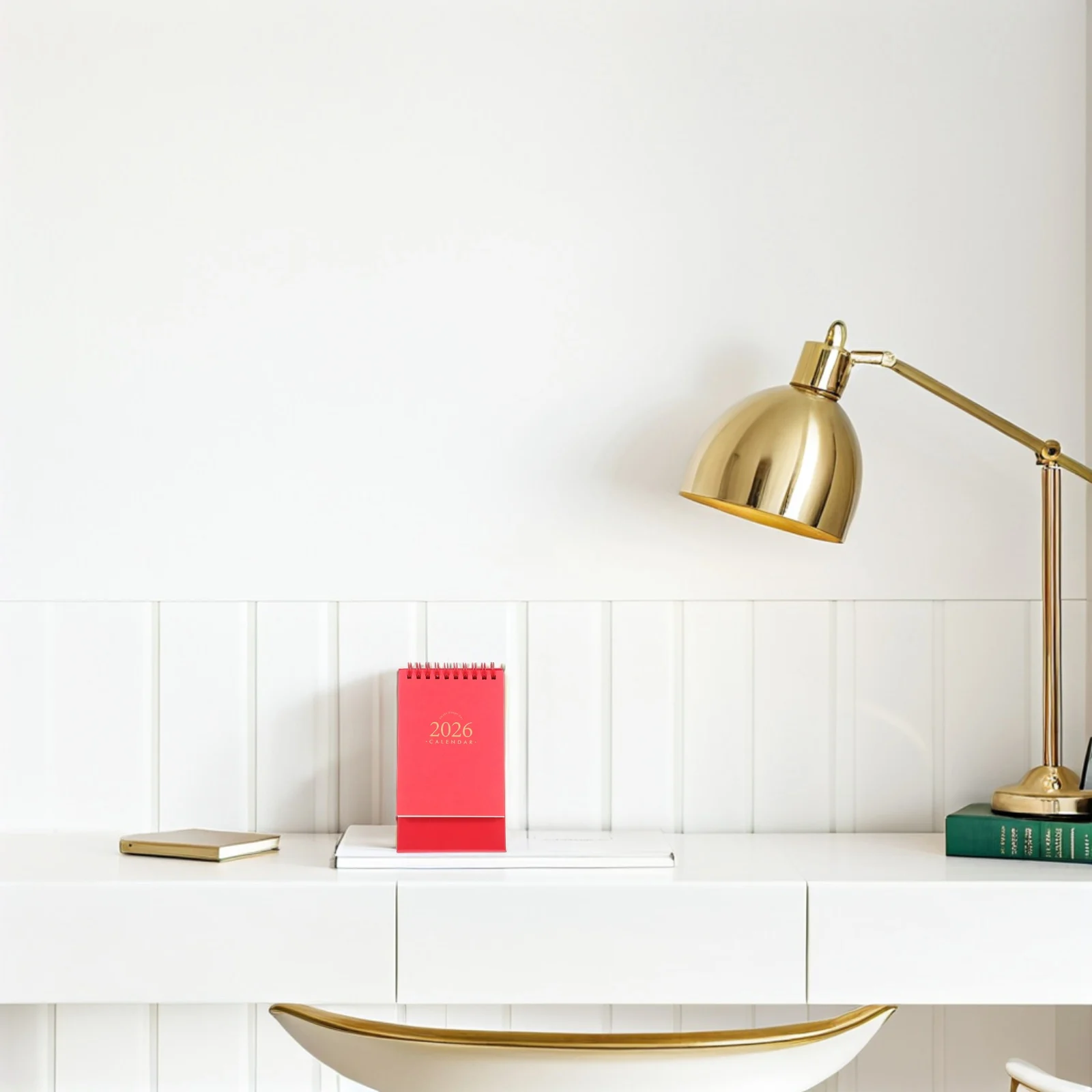 

Маленький настольный календарь 2025.9-2026.12 Минималистичный дизайн Двухпроводной перекидной календарь Офисный школьный планировщик Мини-календари