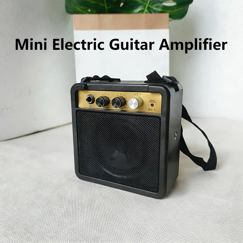 

5W Portable Guitar Speaker Mini Electric Guitar Amplifier With 6.5mm Input Jack Volume Tone Control DC 9V For Instrument Set