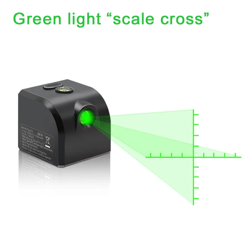 Escala Cruzada Mini Nível Laser Linha Cruzada Super Poderoso Portátil Verde Cabo de Feixe Interior e Exterior Usb