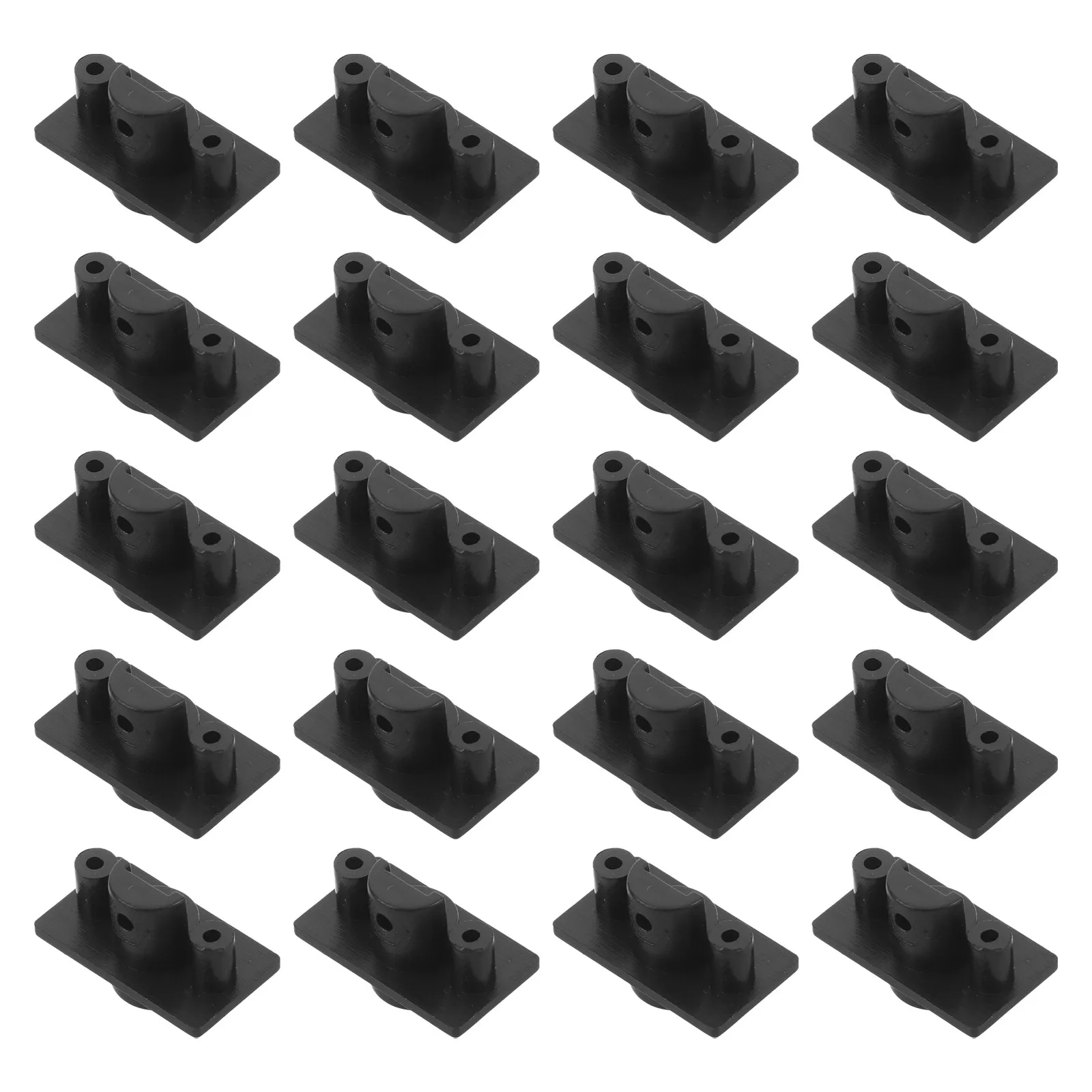 

20Pcs Wireless Microphone Antenna Plastic Base Replacement Mount for Receiver Repair Stage Performance Karaoke Mic Antenna Stand