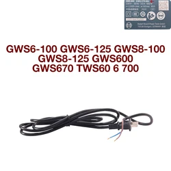 Angle Grinder Power Cord Accessories Replacement for Bosch GWS6-100 6-125 8-100 8-125 GWS600 670 TWS6000 Power Tools Power Cord
