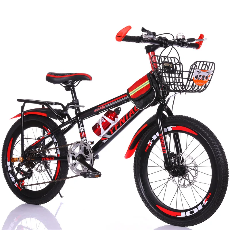 24-inch Disc Brake Mountain Bike with Gears for Older Children and Students—Boys' and Girls' Racing Bicycle