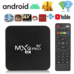 MXQ Pro RK3229 Akıllı TV KUTUSU Android 10.1 Çift WiFi 16 GB 256 GB 3D Youtube Medya Oynatıcı 4 K Set Üstü Kutusu Küresel Sürüm