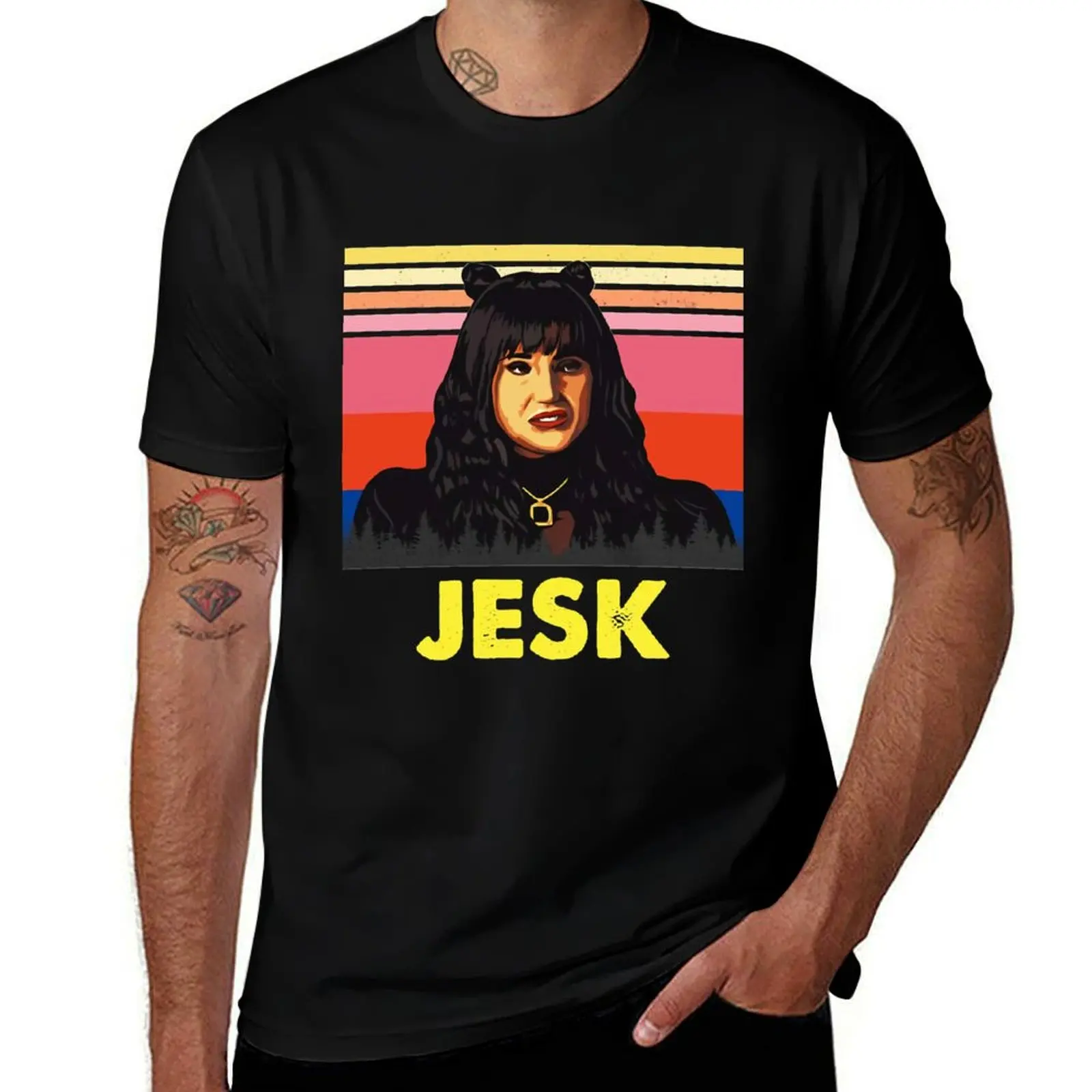 Jesk nadja - in the shadows funny movie T-Shirt baggy shirts vintage anime shirt mens fashion