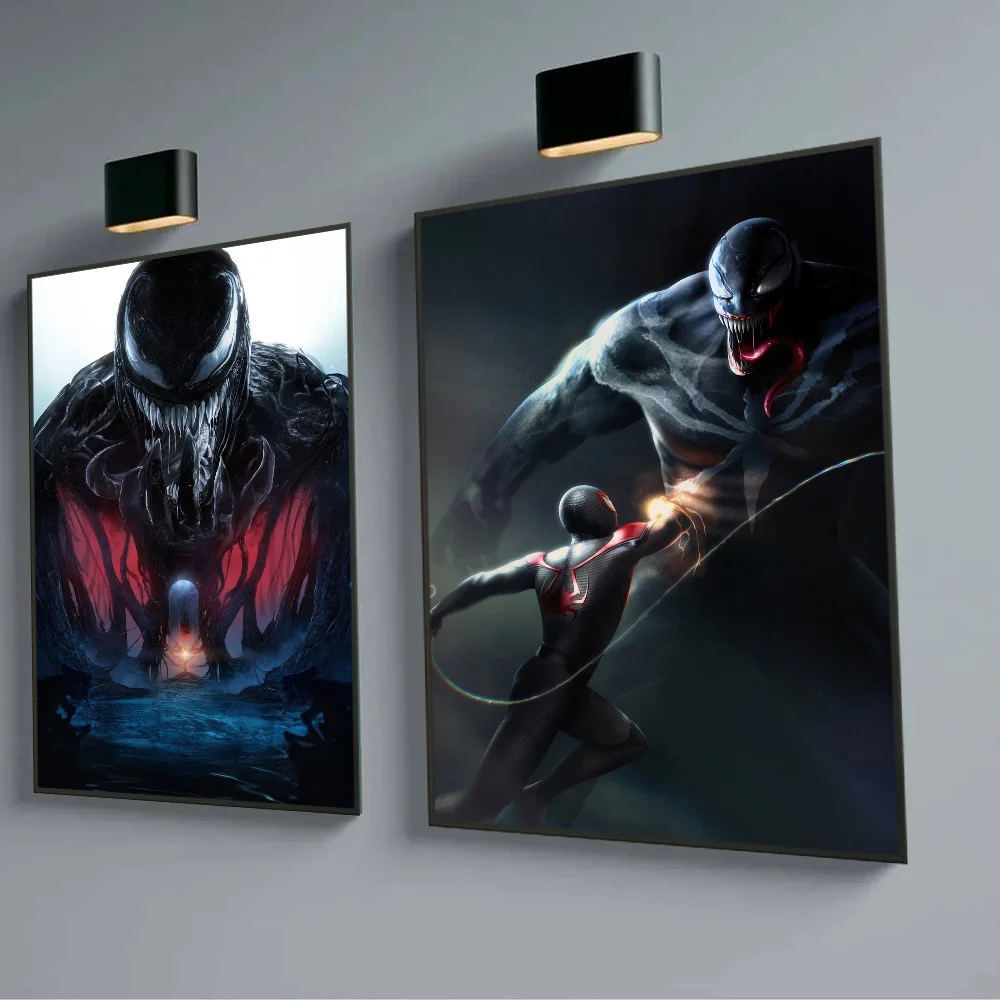 Movie Poster V-venom Poster Sticky Wall Art Printing Waterproof Home Living Bed Room Garage Bar Aesthetic Decor