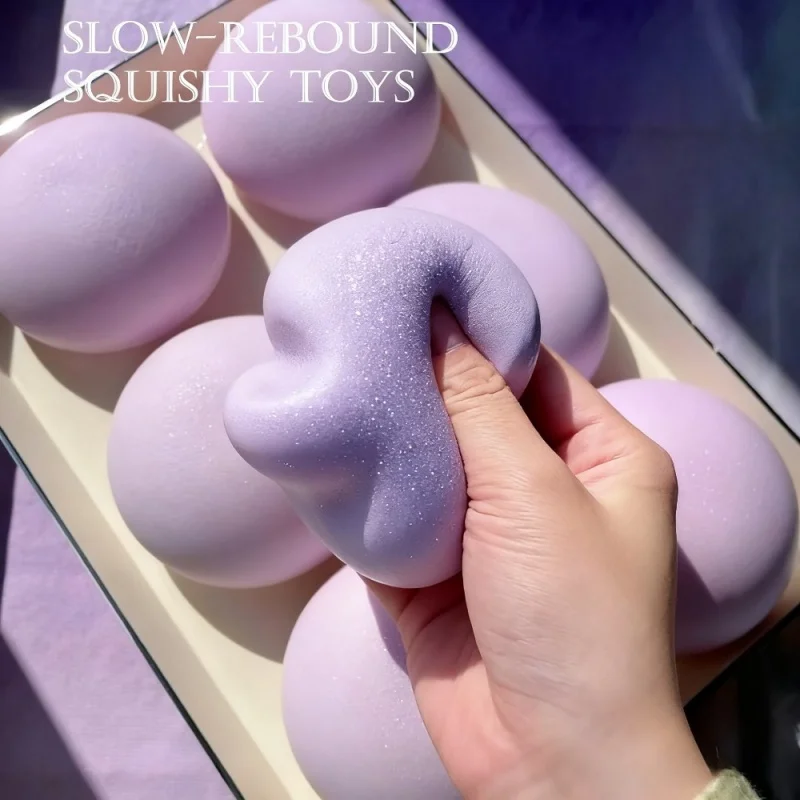 Squishy Simuliertes Brot-Quetschspielzeug, weiches Stressabbau-Spielzeug, langsam aufsteigendes Squishy-Sensorikspielzeug, Fidget-Angst-Spielzeug, Partygeschenke für Kinder und Erwachsene