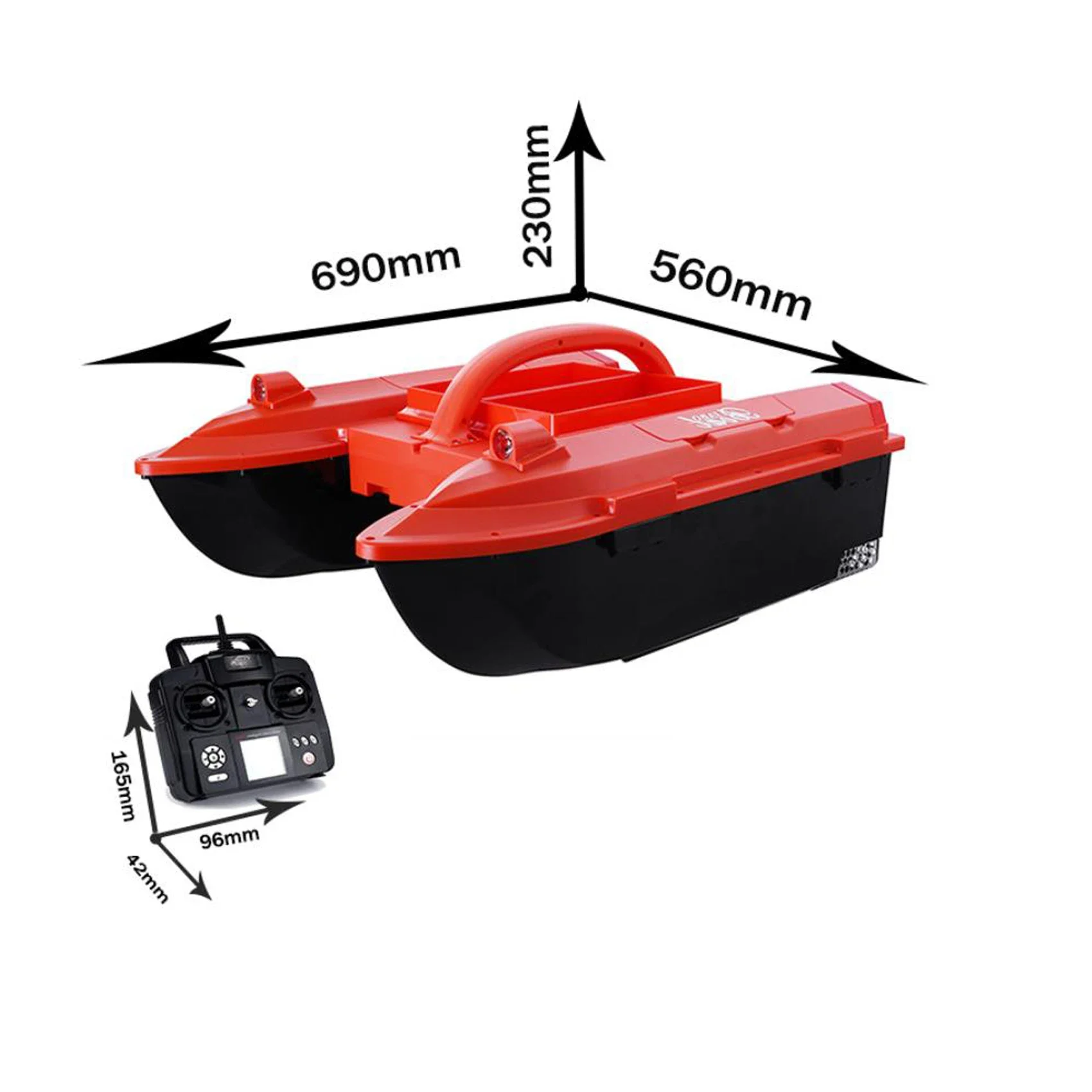 جابو قابلة للشحن 3CG 5CG أجزاء قارب الطعم قارب الطعم التحكم عن بعد