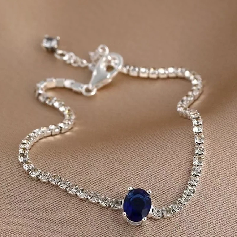 

New Year's and Christmas 925 sterling silver European and American star bracelet sparkling bracelet couple's exquisite gift