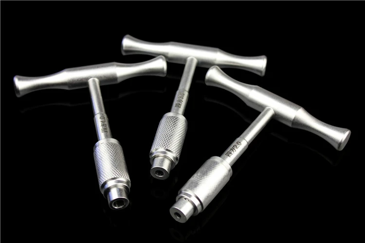 Orthopedic instrument square handle medical external fixation bracket remover needle remover four angle Interface screw wrench