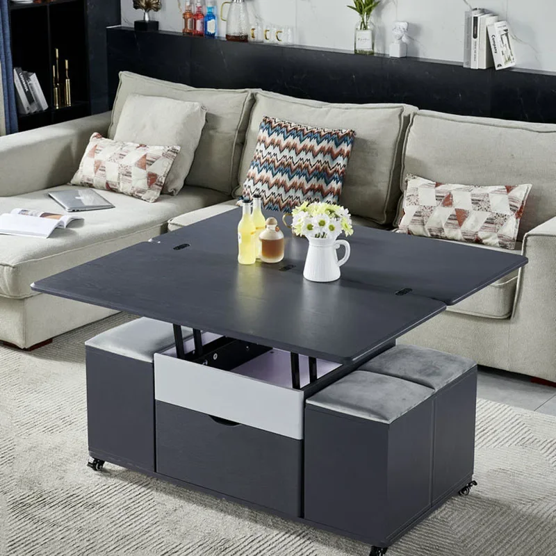 Simple Hardcover Coffee Table Trau Modern Black Design Minimalist Side Table Living Room Nordic Mesa Centro Home Furniture