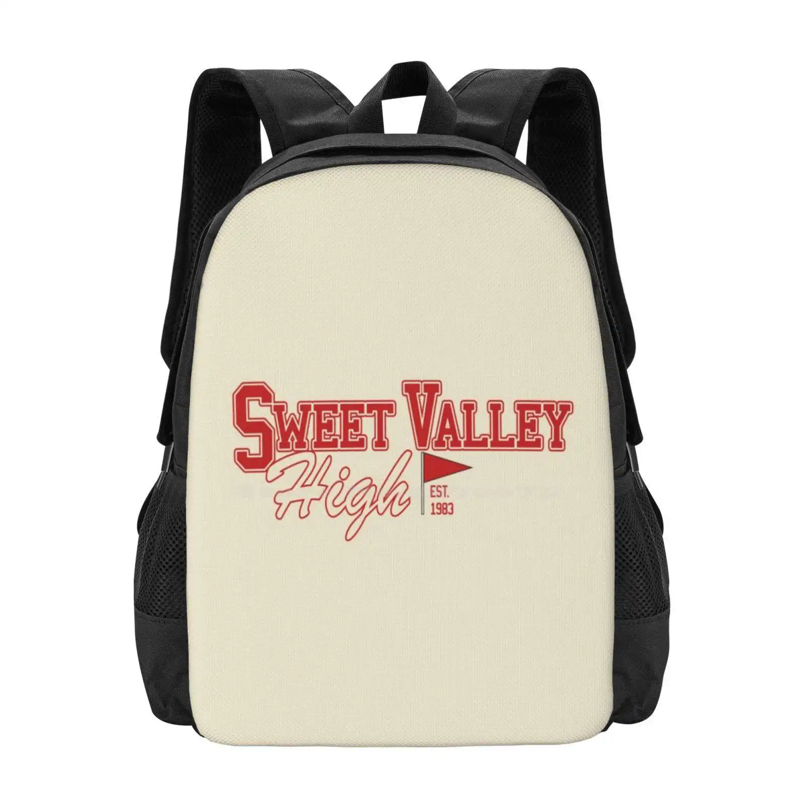 Mochila Escolar Sweet Valley High, Adolescente estudante universitário, Pattern Design Bags, Twins Books, Elizabeth, Wakefield