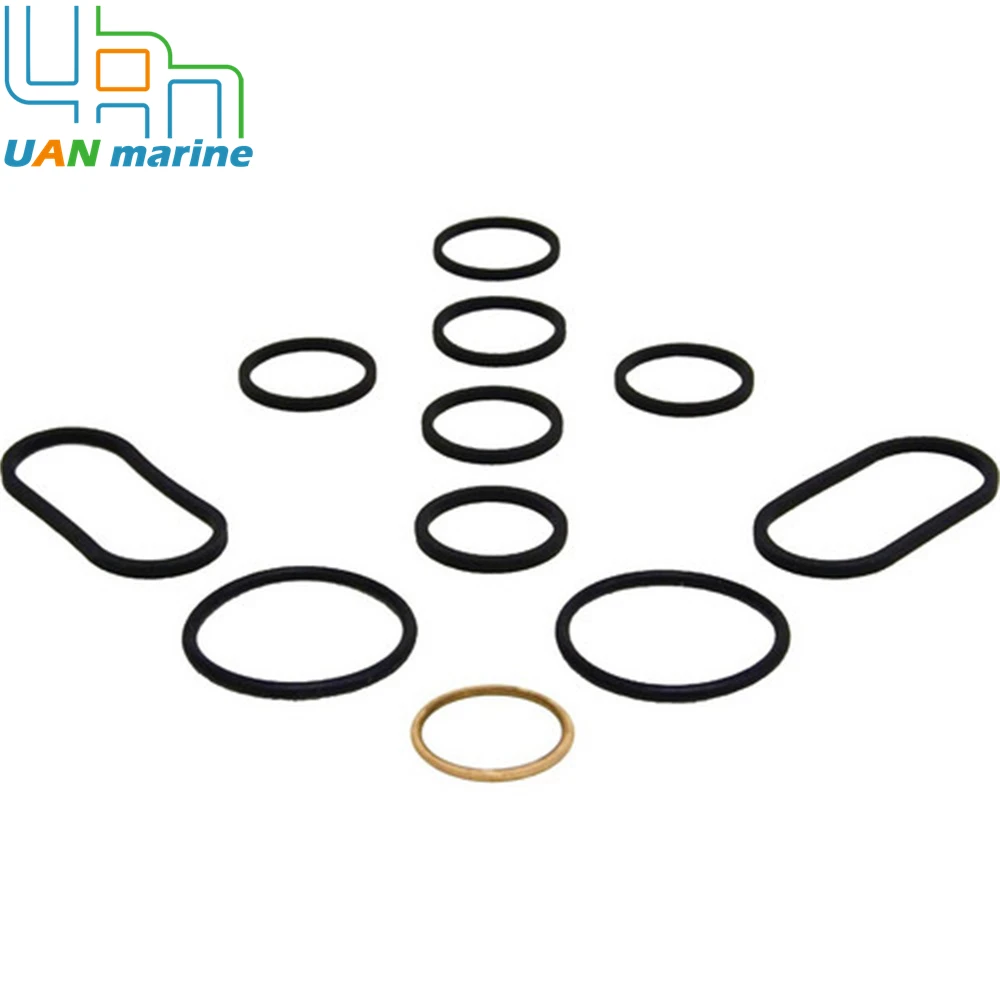 

ORB22149 REC22149 Oil Cooler O-Ring Seal Kit Fits Volvo Penta Housing 30 31 40 41 42 43 44 300 Engine